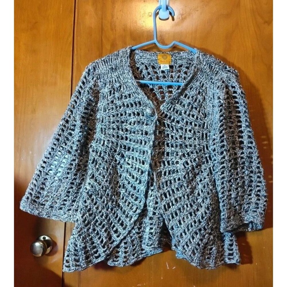 Ruby Rd crocheted cardigan